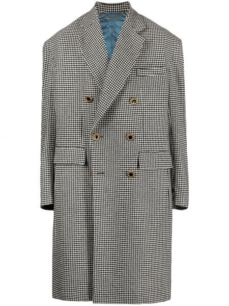 Μάλλινο παλτό με σχέδιο houndstooth Cool T.m