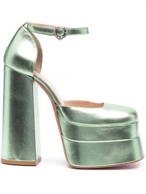 Kožené sandále Vivetta zelená