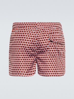 Pantalones cortos con estampado Kiton rojo