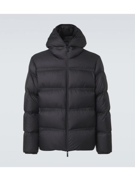 Kapitone ceket Moncler siyah