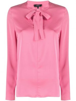 Silke bluse Theory rosa