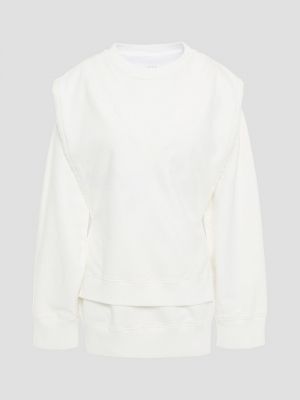Bluza dresowa bawełniana Mm6 Maison Margiela, biały