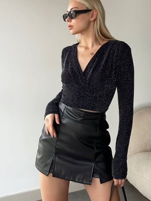 Блуза Trend Alaçatı Stili черно