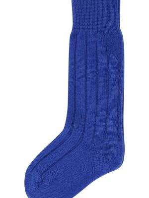 Синие кашемировые носки Bottega Veneta