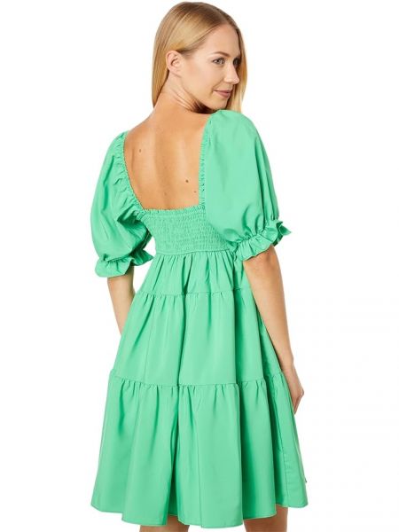 Платье мини English Factory зеленое