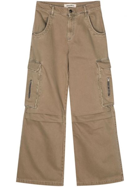 Pantaloni cargo Semicouture beige