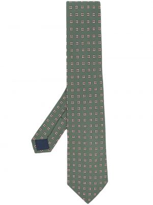 Копринена вратовръзка с принт Polo Ralph Lauren зелено