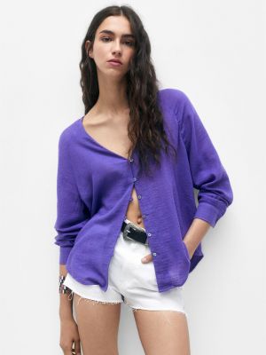 Блузка Pull&bear фиолетовая