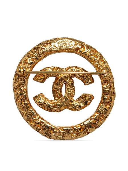 Broche Chanel Pre-owned doré