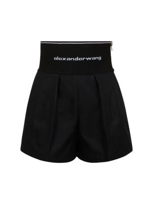 Shorts en coton Alexander Wang blanc