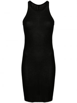 Φόρεμα με διαφανεια Rick Owens μαύρο