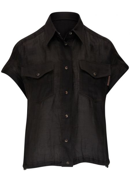 Marškiniai Brunello Cucinelli juoda
