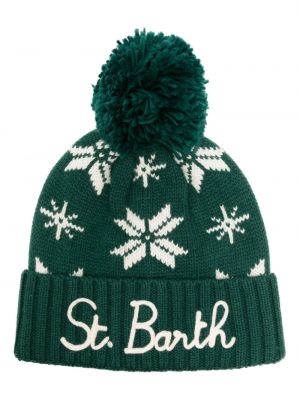 Bonnet brodé en tricot Mc2 Saint Barth