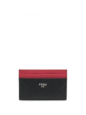Δερμάτινος πορτοφόλι με σχέδιο Fendi