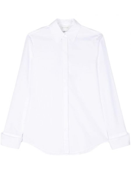 Памучна риза Sportmax бяло