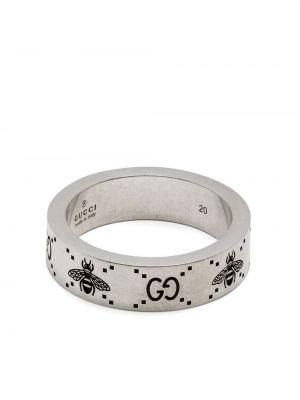 Stříbrný prsten relaxed fit Gucci