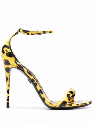 Sandalias con estampado leopardo Dolce & Gabbana