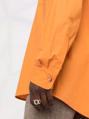 Koszula na guziki Nanushka pomarańczowa