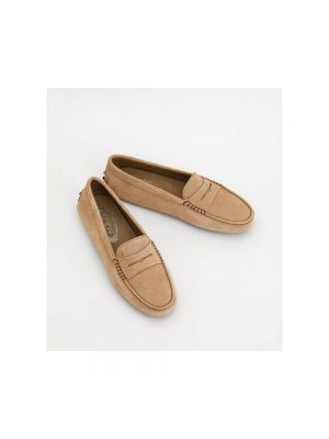 Loafers con tachuelas Tod's beige
