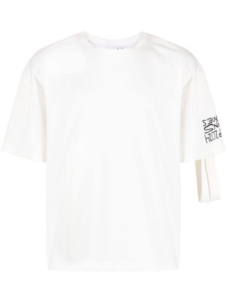 T-shirt avec imprimé slogan Natasha Zinko blanc
