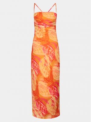 Koktejlové šaty Gina Tricot oranžové