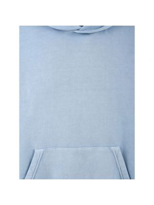 Bluza z kapturem Aspesi niebieska