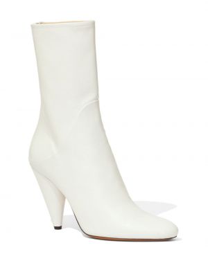 Ankle boots en cuir Proenza Schouler blanc