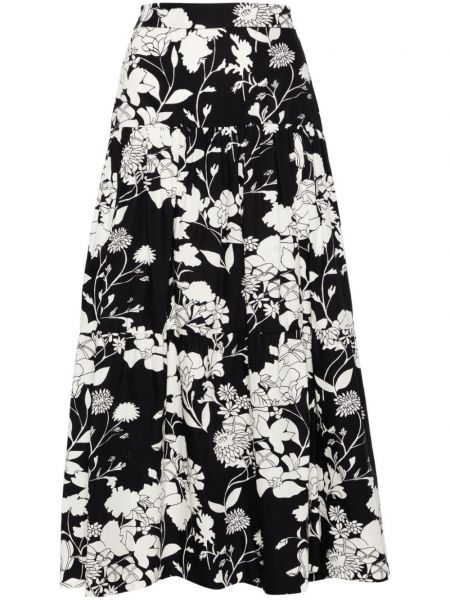 Maksi suknja s cvjetnim printom s printom Maje