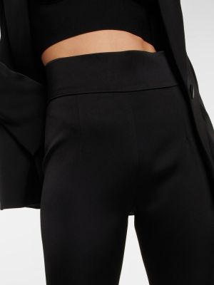 Kalhoty s vysokým pasem Galvan černé
