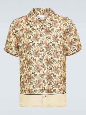 Košulja s printom Orlebar Brown smeđa