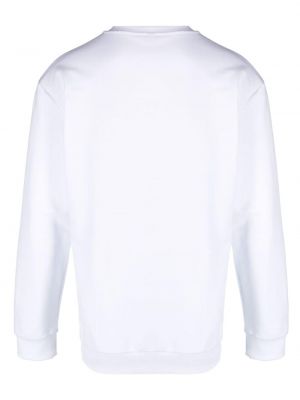 Sweatshirt aus baumwoll Moschino weiß