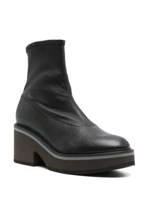Ankle boots en cuir Clergerie noir