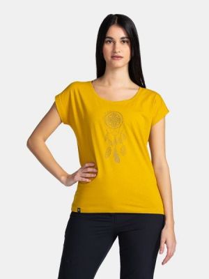 Βαμβακερή μπλούζα Kilpi χρυσό