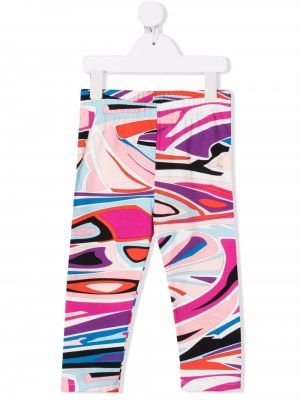 Leggings för tjejer Pucci Junior rosa