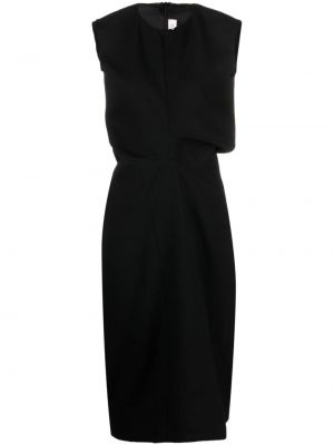 Αμάνικη κοκτέιλ φόρεμα με στενή εφαρμογή Quira μαύρο