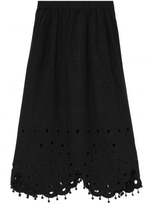 Čipkovaná sukňa Sea čierna