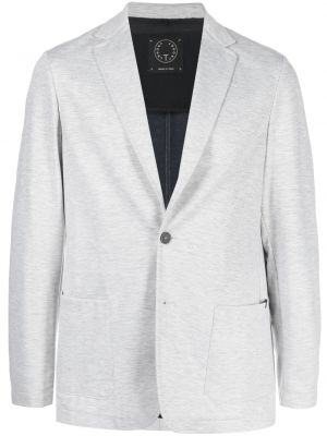 Melange lang blazer Tonello grå