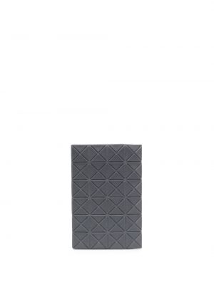 Portefeuille à imprimé à motif géométrique Bao Bao Issey Miyake gris