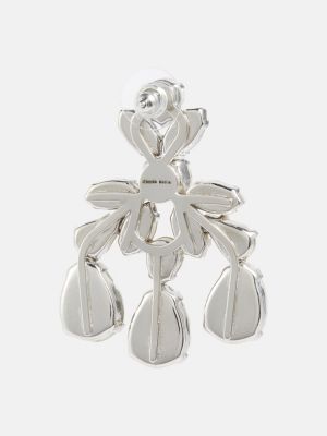 Kolczyki z kryształkami Simone Rocha srebrne