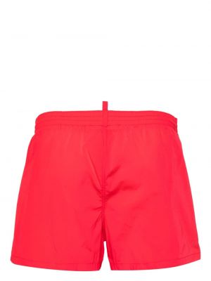 Mustriline lühikesed püksid Dsquared2 punane