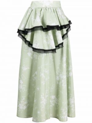 Ασύμμετρη φλοράλ φούστα με σχέδιο Ulyana Sergeenko