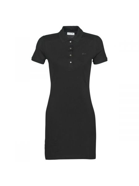 Sukienka mini slim fit Lacoste czarna