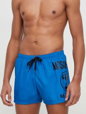 Kratke hlače Moschino Underwear plava