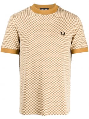 Tricou din bumbac din jacard Fred Perry