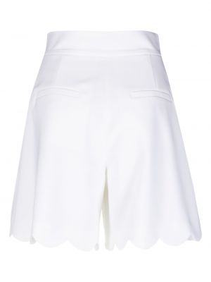Shorts taille haute Genny blanc