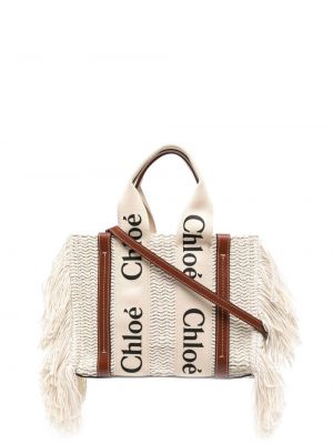 Shoppingbag Chloe hvit