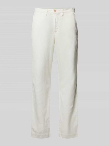 Proste spodnie Polo Ralph Lauren białe