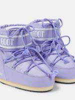 Виолетови дамски зимни обувки за сняг