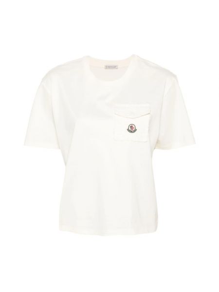 Koszulka Moncler biała