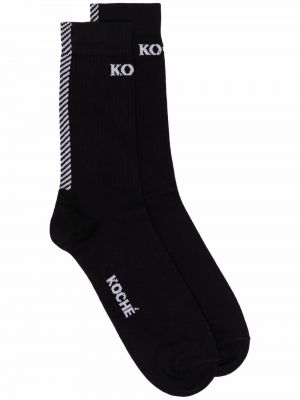 Чорапи с принт Koché черно